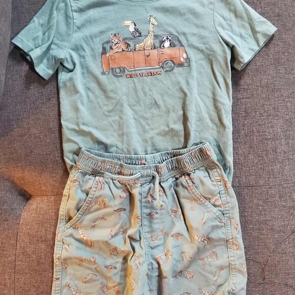 Garanimals "Wild Vacation" 4T Shorts Set - Picture 1 of 1